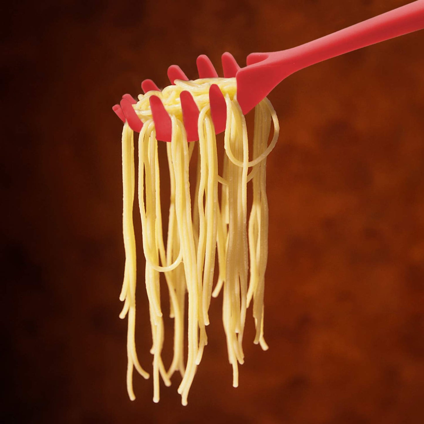 Silicone Spaghetti Spoon Pasta Spoon Easy Clean for Your Home Restaurant (22cm)