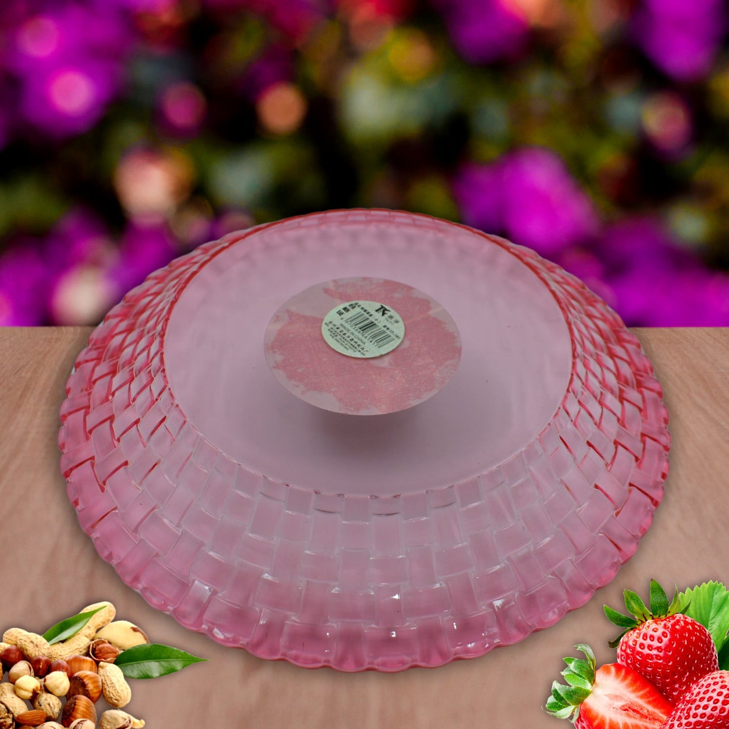 Round Plastic Dinner Plate / Tray / Snacks / Breakfast Plate friendly Plastic Plate for Kids Party Supplies Birthday Holiday Party Dinnerware Supplies (1 Pc)