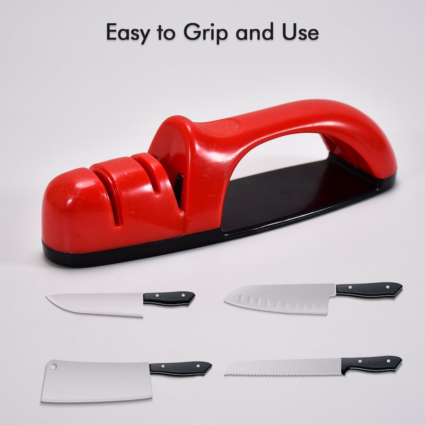 2279B 3Stage Knife Sharpening Tool for Kitchen (transparent plastic box)