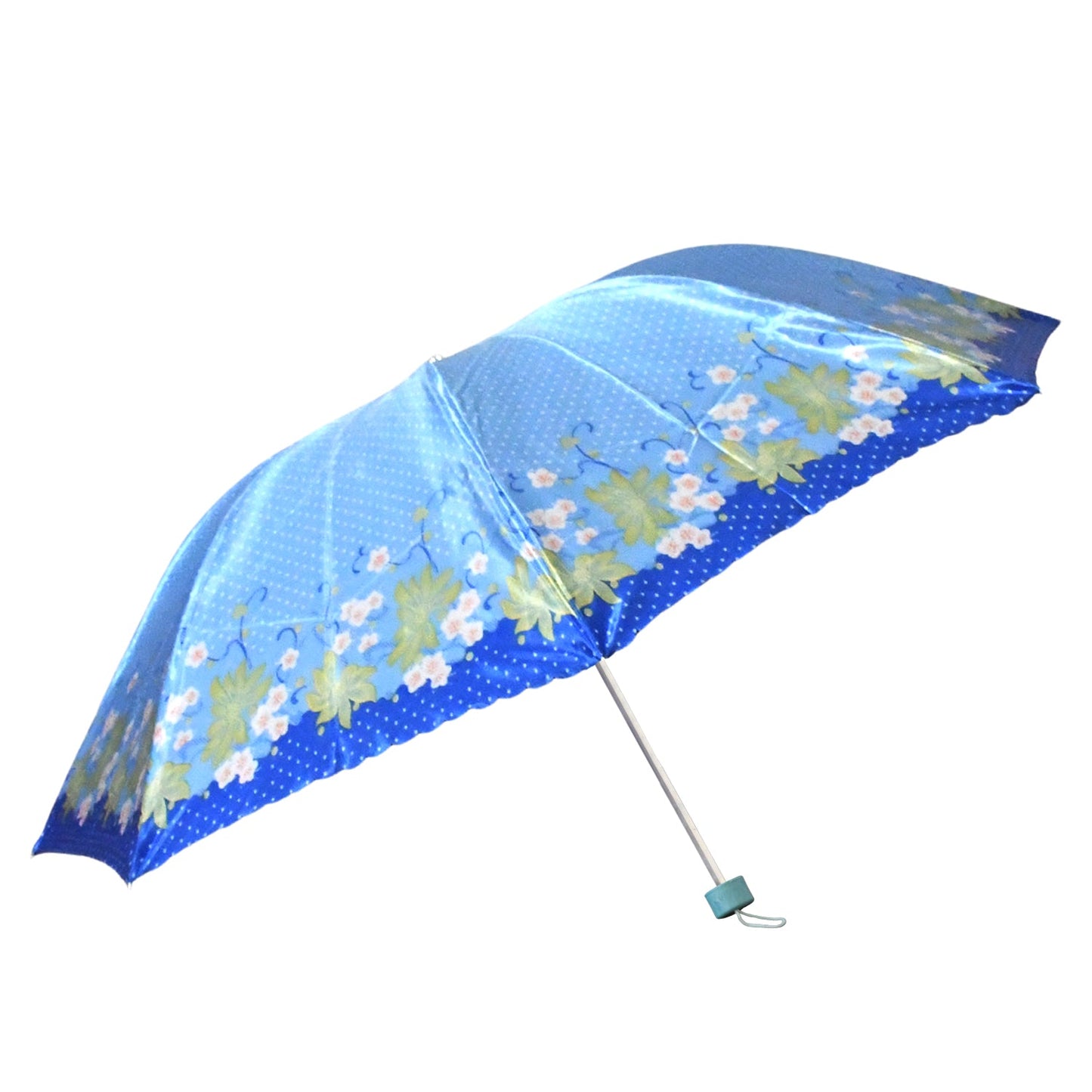 3-Fold Sun Protective Solid Foldable Outdoor Umbrella, Portable Sun, UV Protection Lightweight Rain Umbrella For Girls, Women, Men, Boys (1 pc)