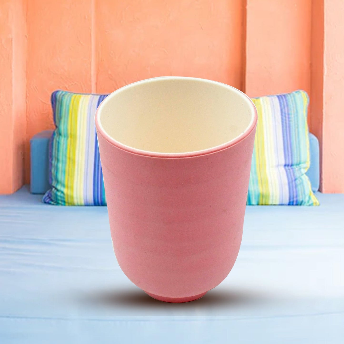 Multi-Purpose Plastic Cup, Reusable Cups, Bathroom Cup Environmental Friendly Festival for Drinking Tea Coffee, Non-slip Bathroom Cup Tooth Cups for Outdoor for Household Gift For Birthday, (1 Pc)