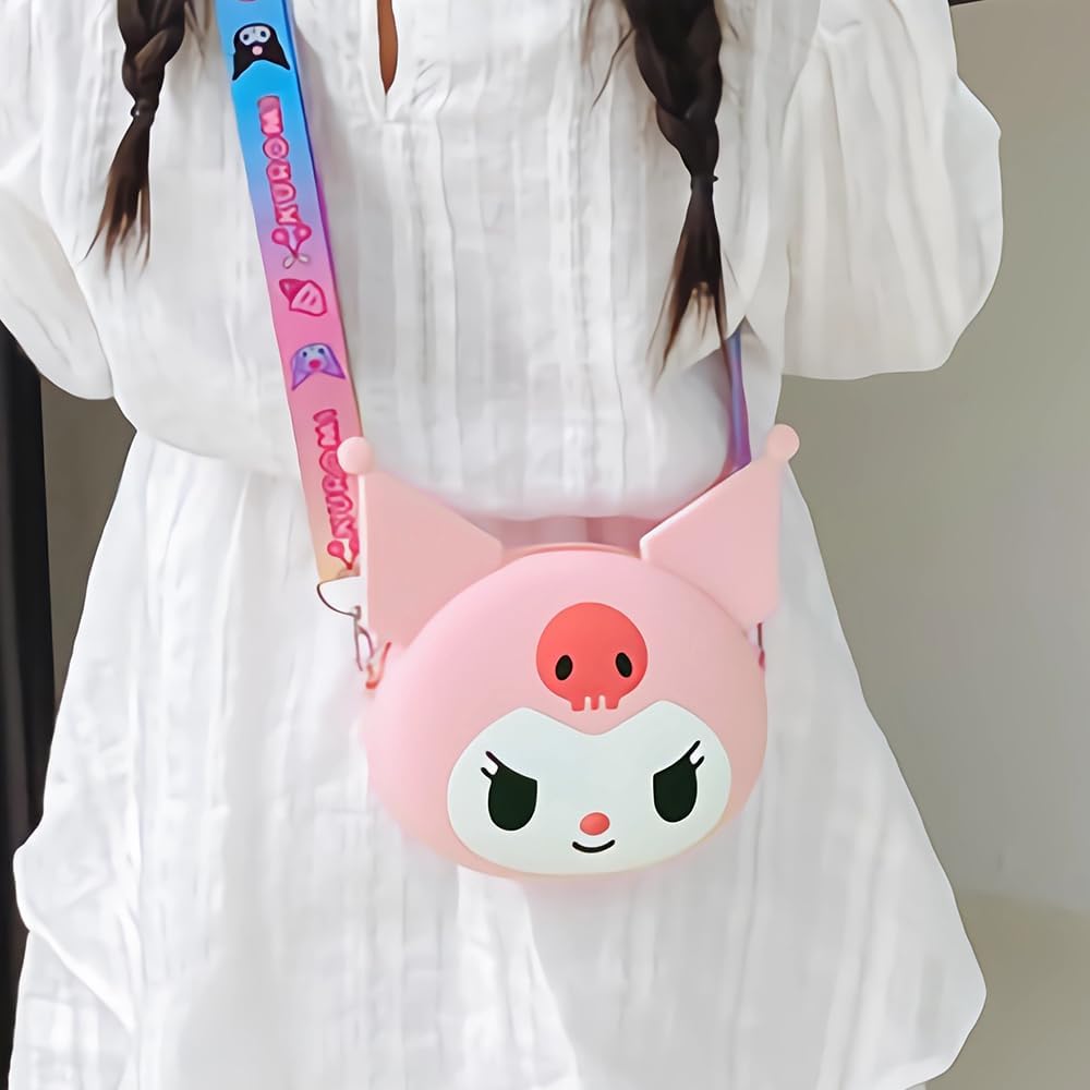 Cute Cartoon Girls' Backpack, Shoulder Bag / Purse, Portable, Mini Silicone Handbag Girls, Children's Bag/Purse for Girls Women, Gift Girls Bag Accessories (1 Pc Mix Color )