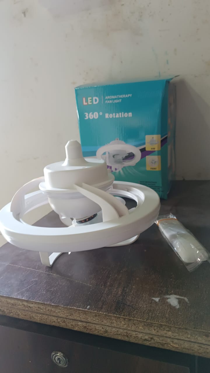 Versatile Smart Ceiling Fan with an E27 bulb holder for easy installation.