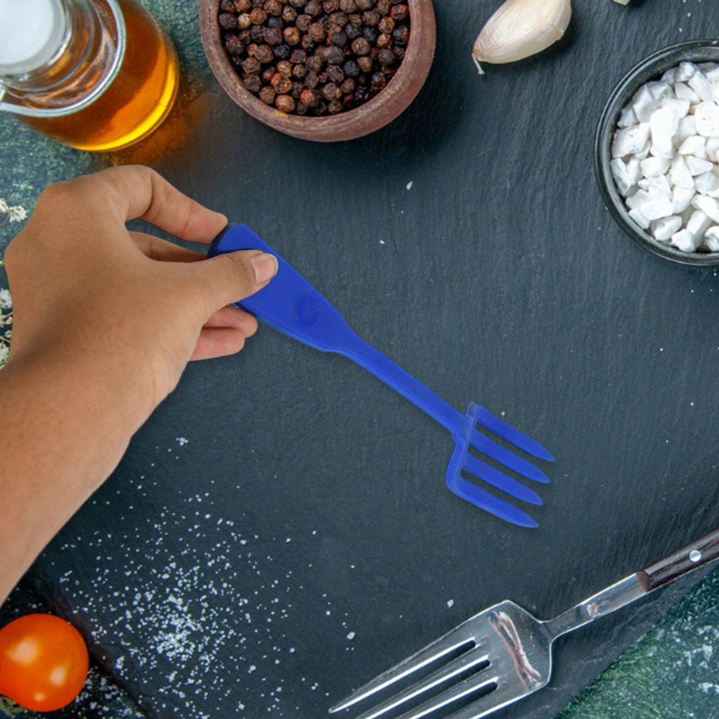 Multipurpose Silicone Spoon, Silicone Basting Spoon Non-Stick Kitchen Utensils Household Gadgets Heat-Resistant Non Stick Spoons Kitchen Cookware Items For Cooking and Baking (6 Pcs Set)