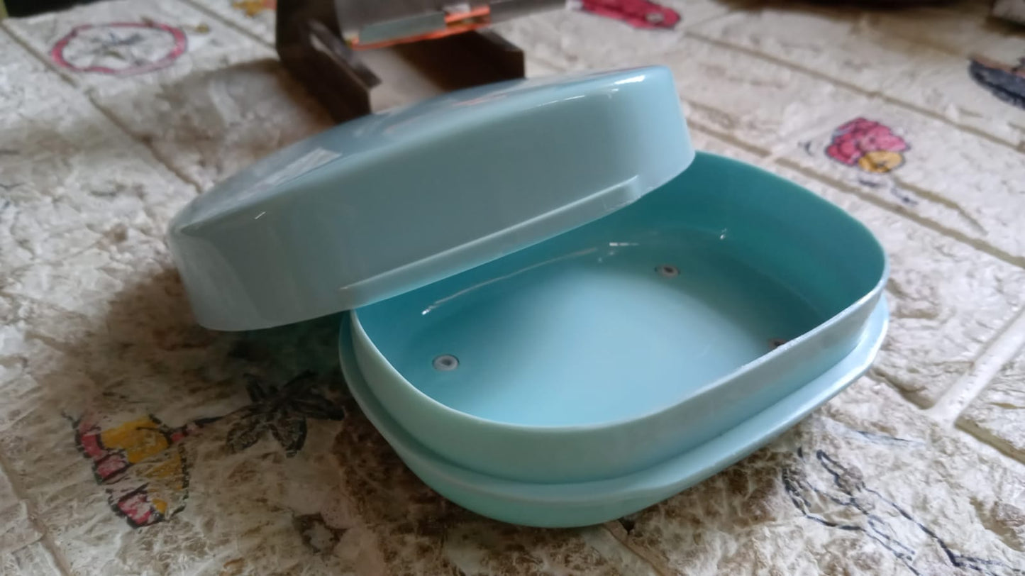 Soap Container, Soap Box Household Kitchen and Bathroom Can Use PP Material Drain Box, Soap Dish, for Bathroom Shower Home Outdoor Camping ,Sabudani (1 Pc)