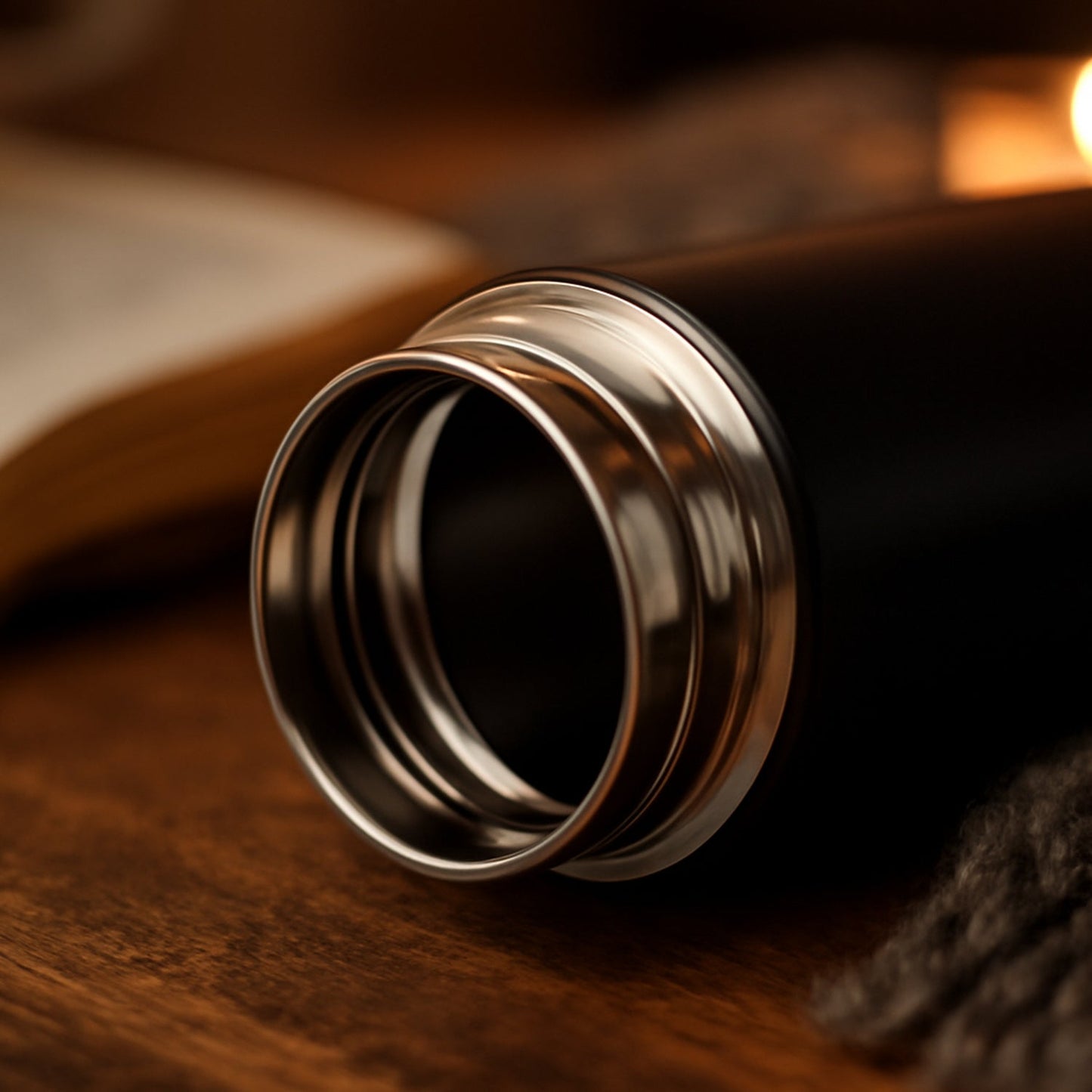 Black Vacuum Bottle