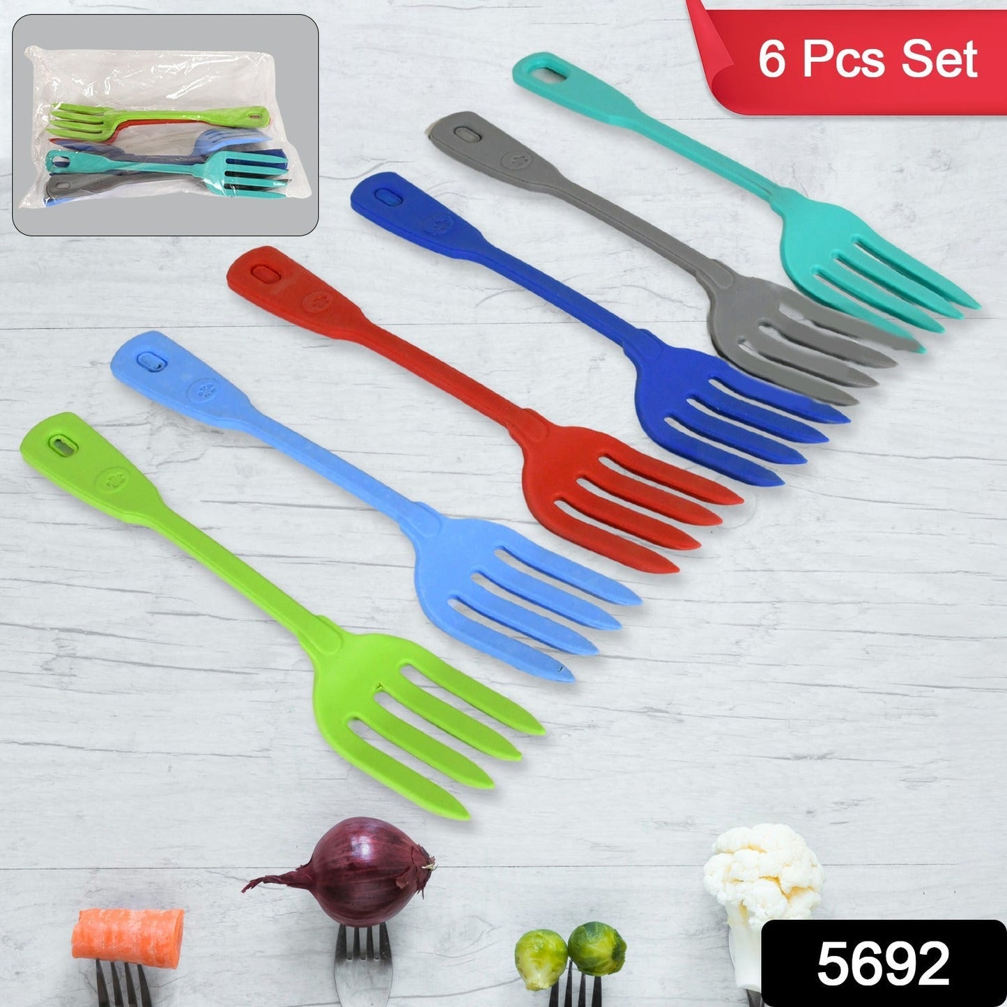 Multipurpose Silicone Spoon, Silicone Basting Spoon Non-Stick Kitchen Utensils Household Gadgets Heat-Resistant Non Stick Spoons Kitchen Cookware Items For Cooking and Baking (6 Pcs Set)