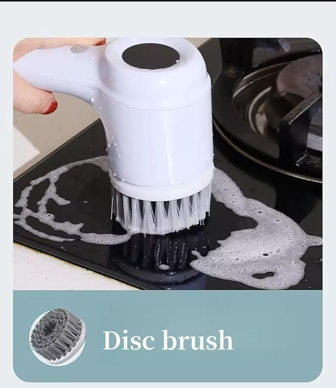 5 in 1 electric cleaning brush disc brush