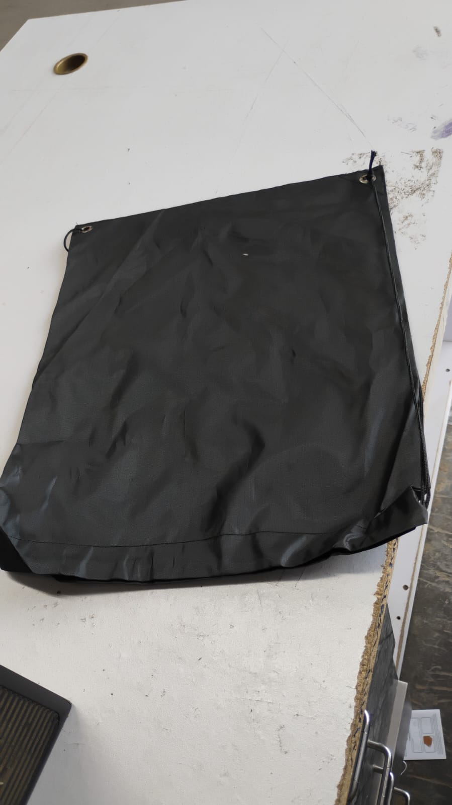 Water-Resistant Nylon Drawstring Backpack Bag (1 Pc / Mix Color & Design)