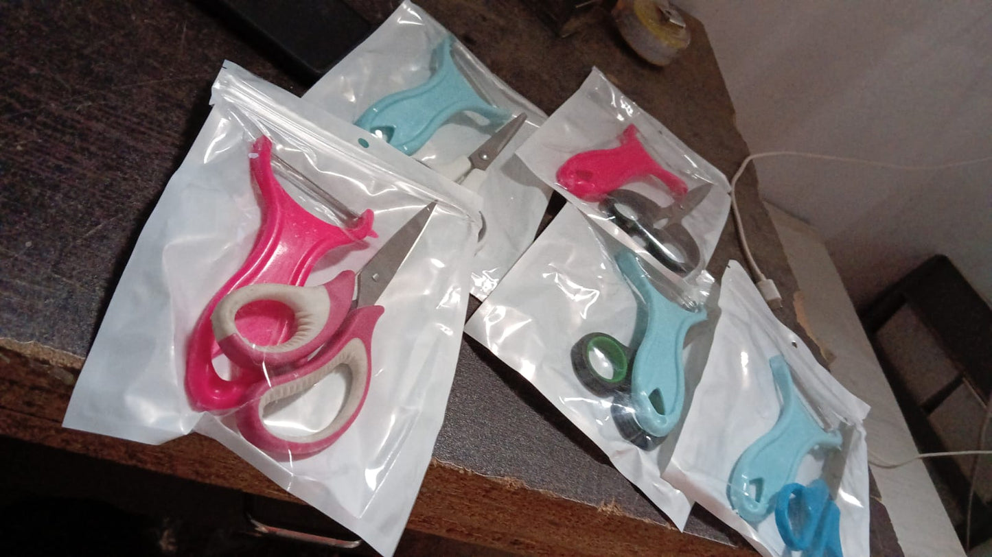 The versatile kitchen scissor, designed for easy handling and various cutting tasks.