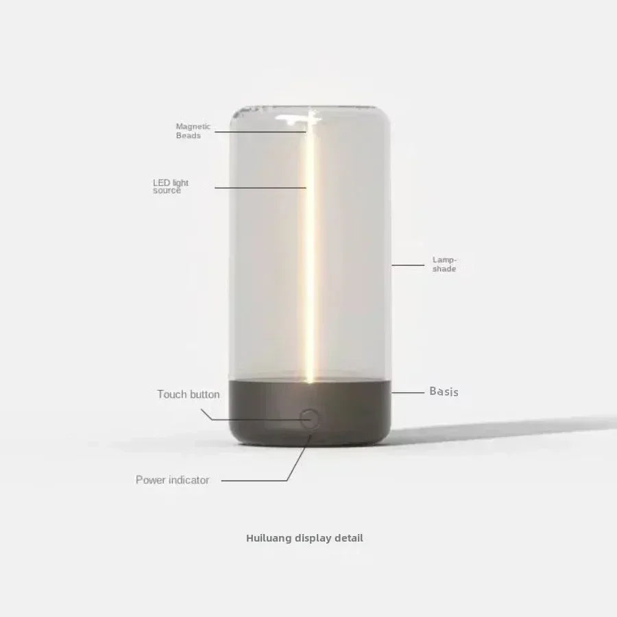 SavvyCrafts Quantum Wire Atmosphere Magnetic Light Bedroom Mood Small Night Light Bedroom Sleep Bedlight Gift, Glow Mood Night Light