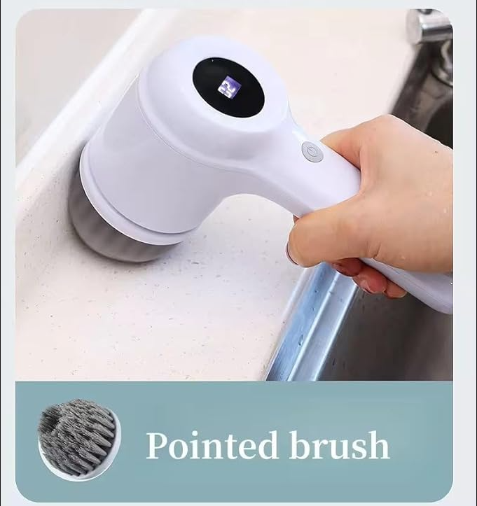 5 in 1 Electric Cleaning Brush Pointed Brush