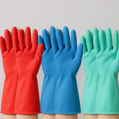 Textured palm of cleaning gloves for non-slip grip