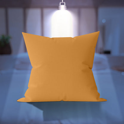 Plain pillow cover showcasing the quality stitching and finish.