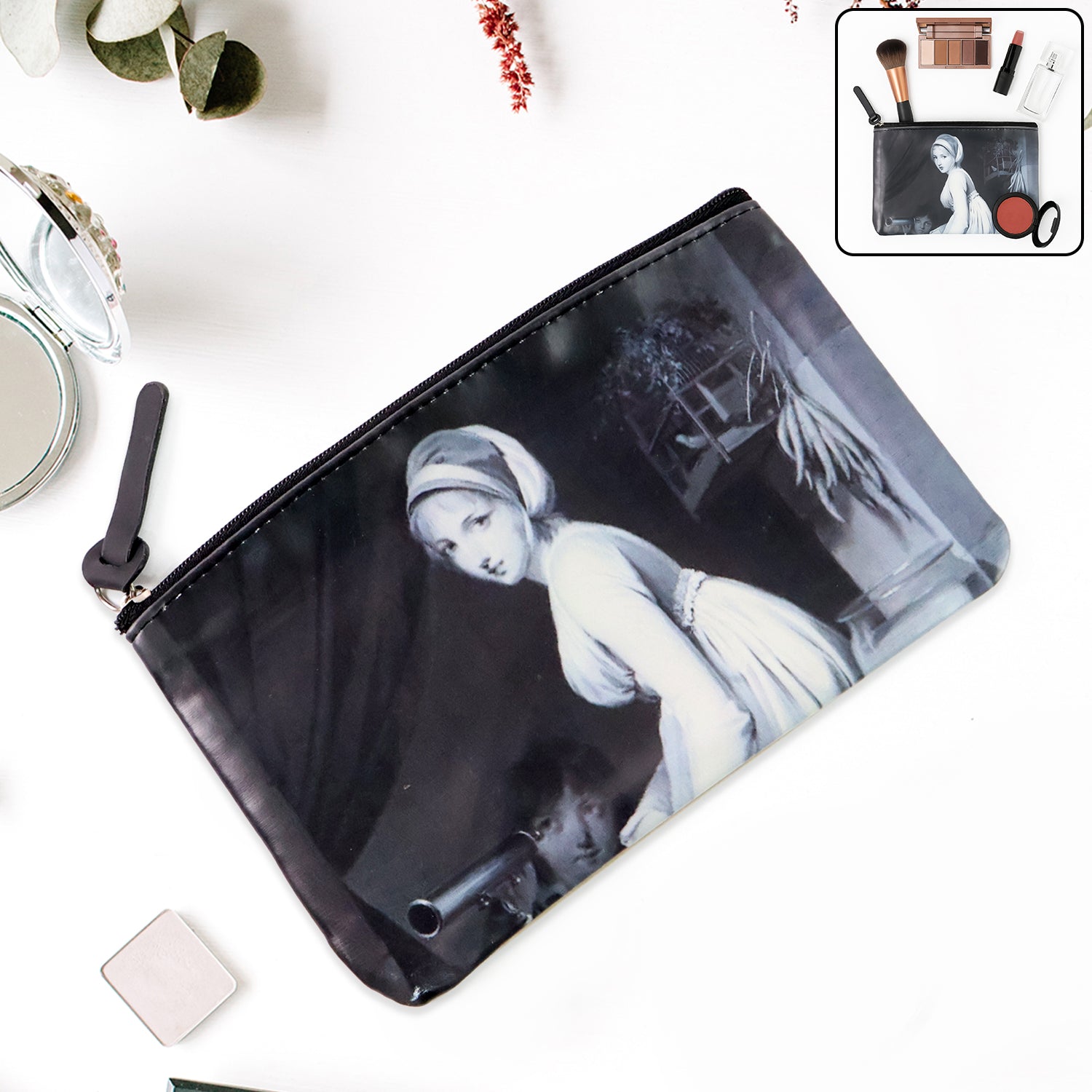Stylish Multipurpose Makeup & Stationery Bag 
