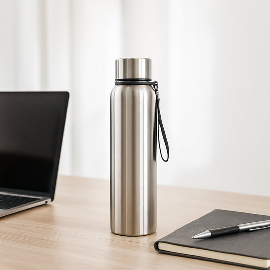  1000ml Stainless Steel Water Bottle, vacuum insulated, shown upright.