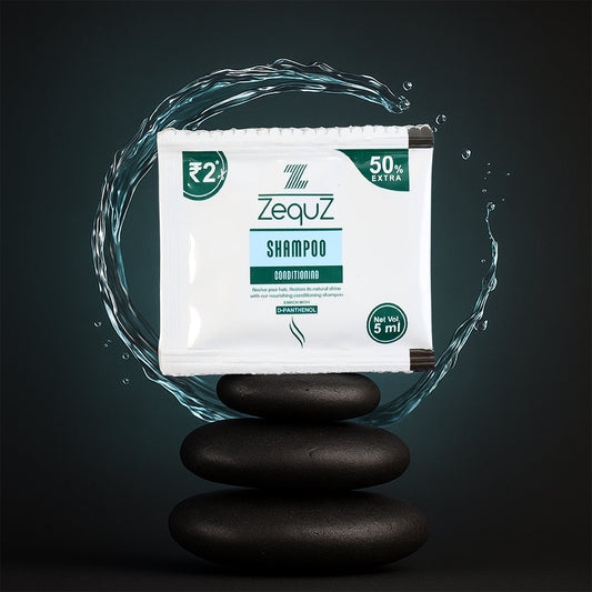 Travel-friendly 5 ml conditioning shampoo sachet for nourishing hair care