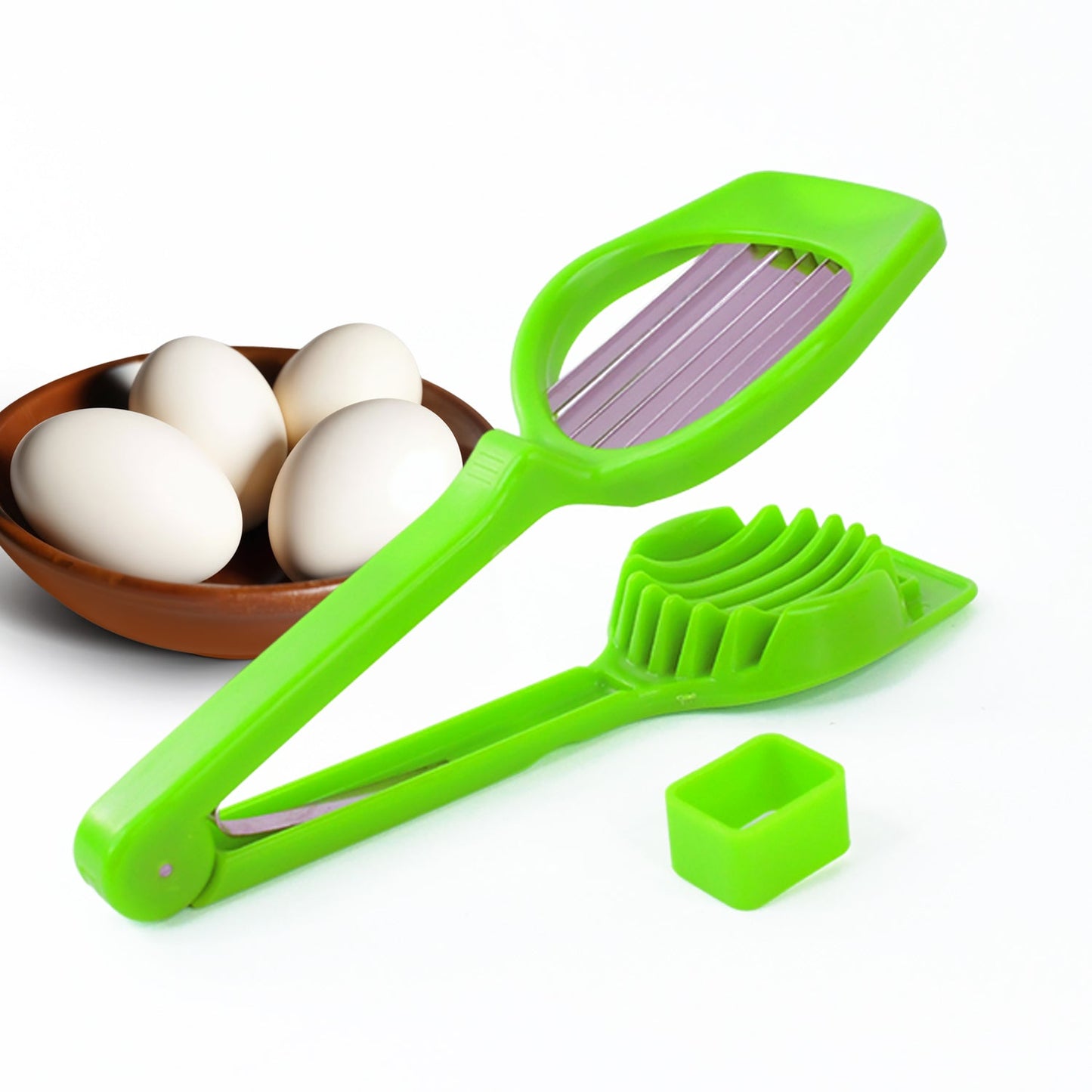 Multipurpose Slicer with Seven Blades, Egg Slicers Stainless Slicer, Strawberry, Tomato, Kiwi, Fruit Cutter, Divider Separator