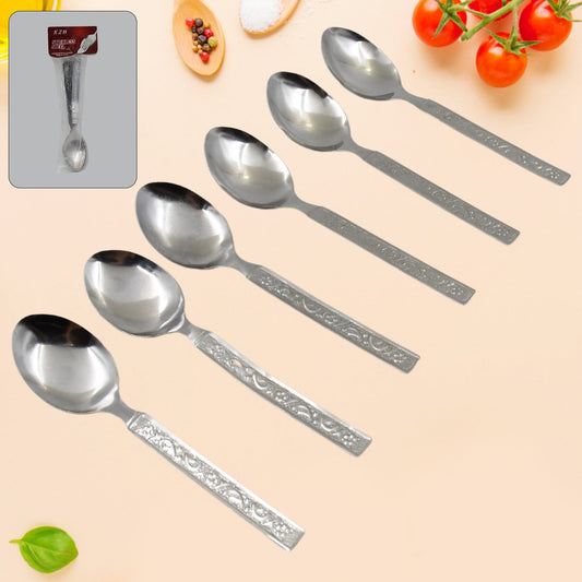 Stainless Steel Medium Dinner Table Spoon (Set of 12Pcs)