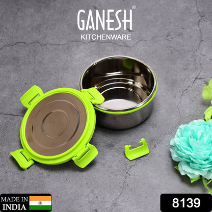 Ganesh 400ml airtight lunch container, perfect for office meals.