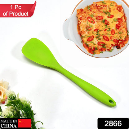 2866 Silicone Spoonula, Spatula Spoon, High Heat Resistant, Non Stick Rubber Utensil 