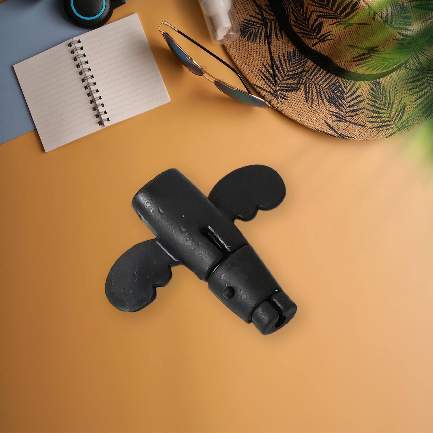 Angel silicone data cable protector showcasing its soft texture and unique design.