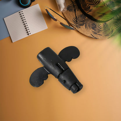 Angel silicone data cable protector showcasing its soft texture and unique design.