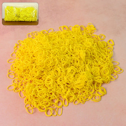 Bright orange elastic rubber bands for multipurpose use