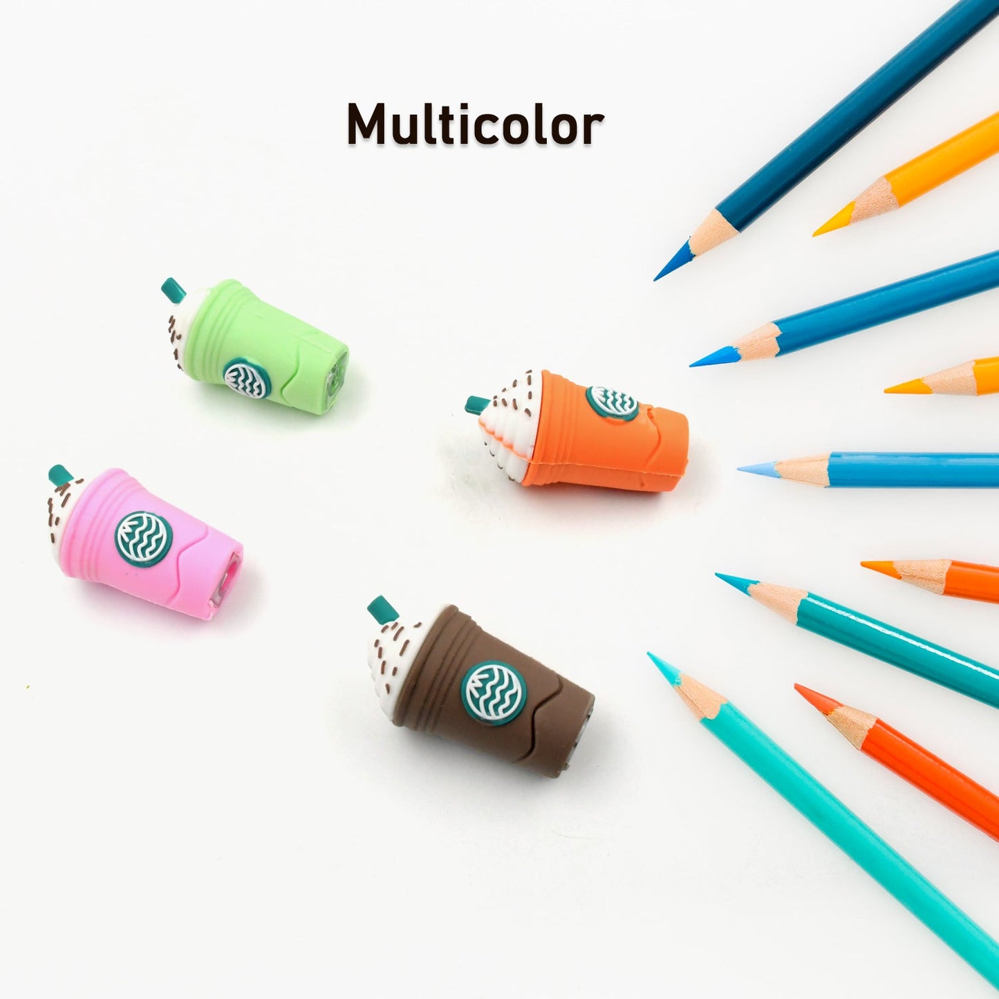 An ice cream sharpener with a pencil inserted, demonstrating its use.