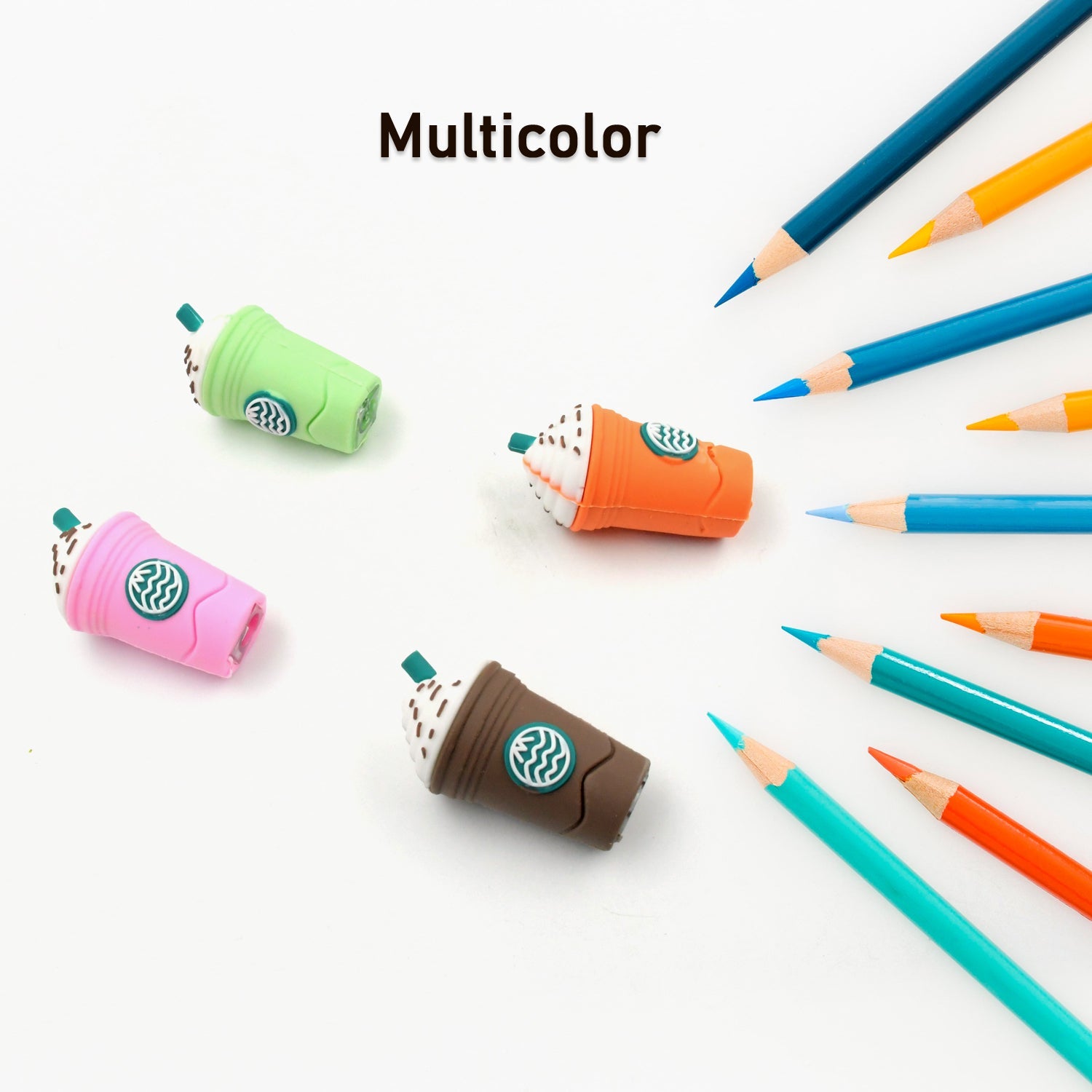 An ice cream sharpener with a pencil inserted, demonstrating its use.