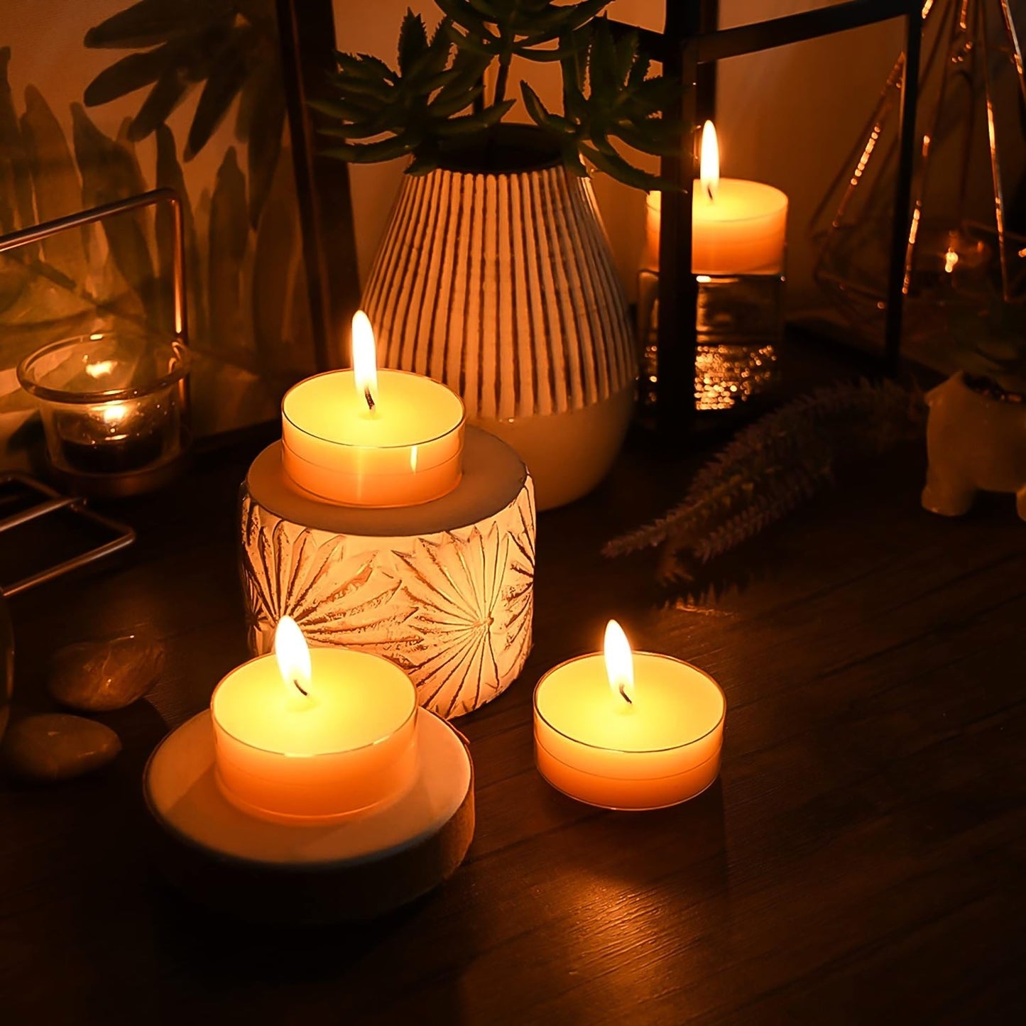 Tealight Diwali Candle – Smokeless, Long-Burning, Mix Color, Diwali (1 Pc / Mix Color)