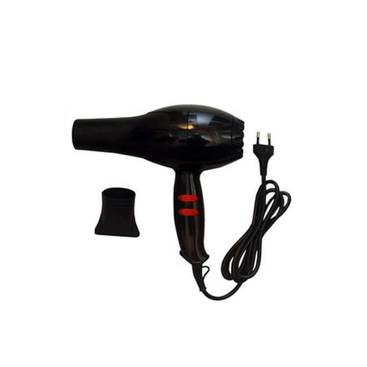 Compact 1500W Professional Hair Dryer in black, ready for use.