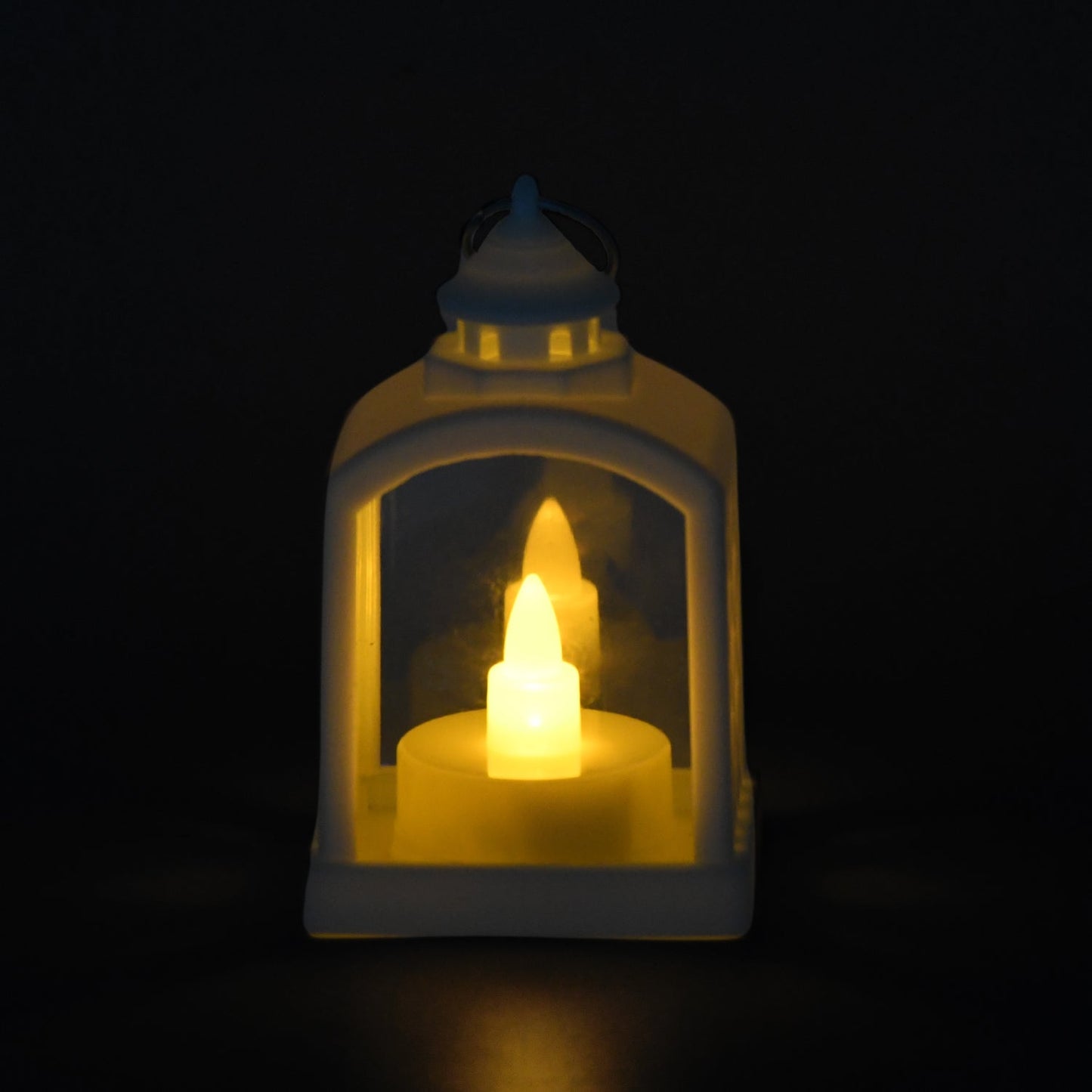 Group of Smokeless LED Lanterns creating a warm, inviting glow.