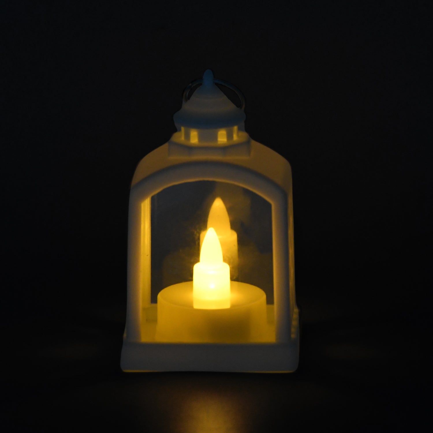 Group of Smokeless LED Lanterns creating a warm, inviting glow.