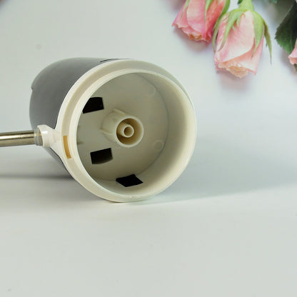 Automatic electric water pump demonstrating smooth water flow from metal spout