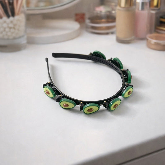 Colorful fruit design decorative hair band for women