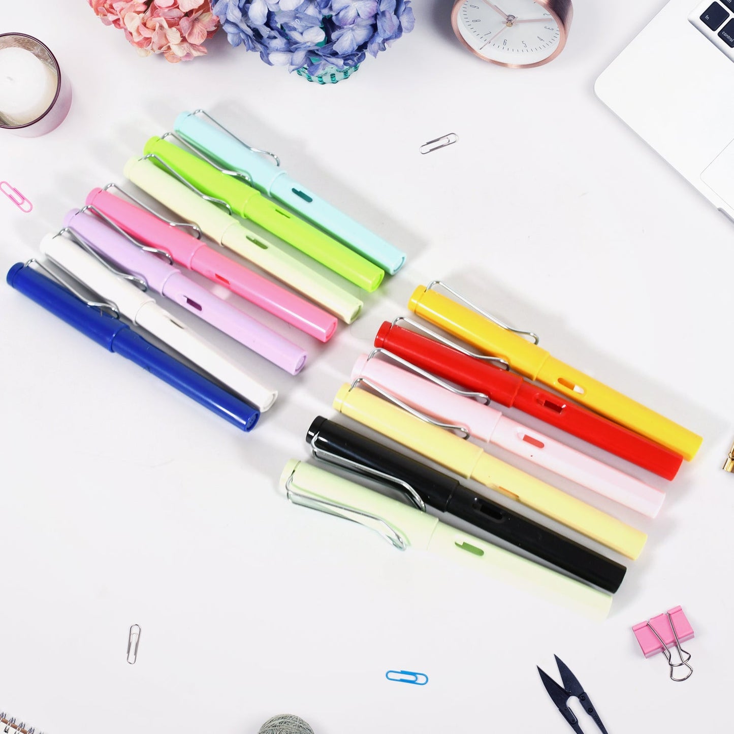 2-in-1 Everlasting Magic Pencil with Replaceable Eraser – Inkless, Reusable, Portable (1 Pc / Mix Color)