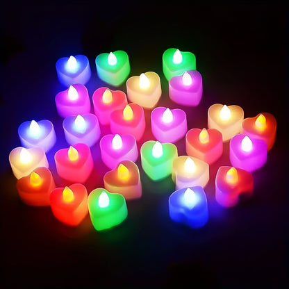 Smokeless plastic LED tealight candle, safe for indoor use and Diwali.