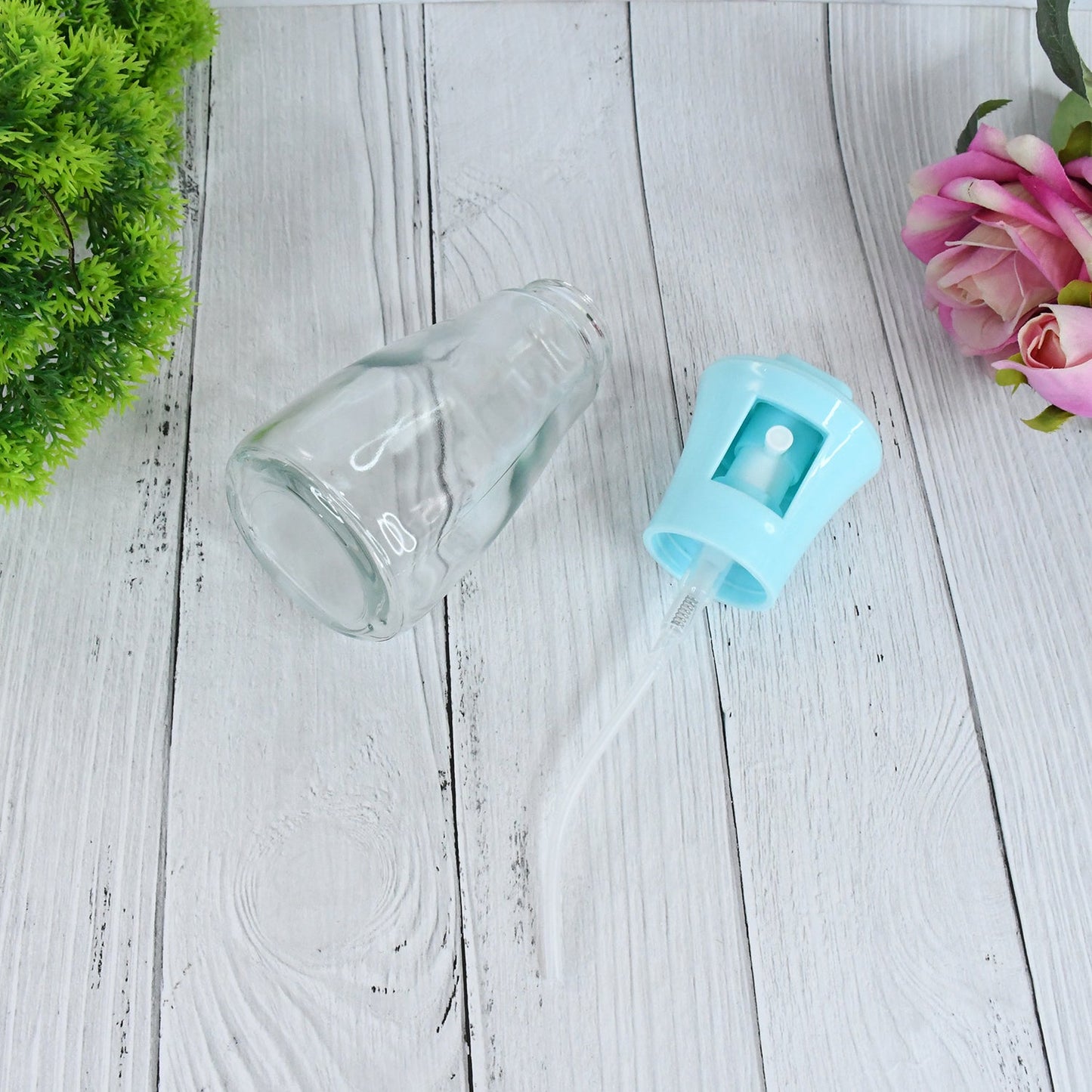Oil Dispenser Bottle, Oil and Vinegar Cruet, Oil Sprayer Dispenser, Olive Oil Dispenser 170 ml Mist Oil Spray Bottle for Cooking with Plastic