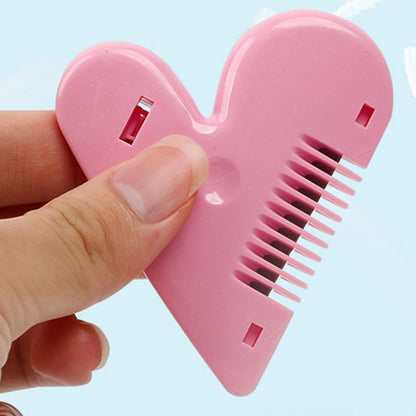 Heart Shape Baby Hair Scissors - Lightweight Stainless Steel Thinning Shears for Girls, Hair accessories