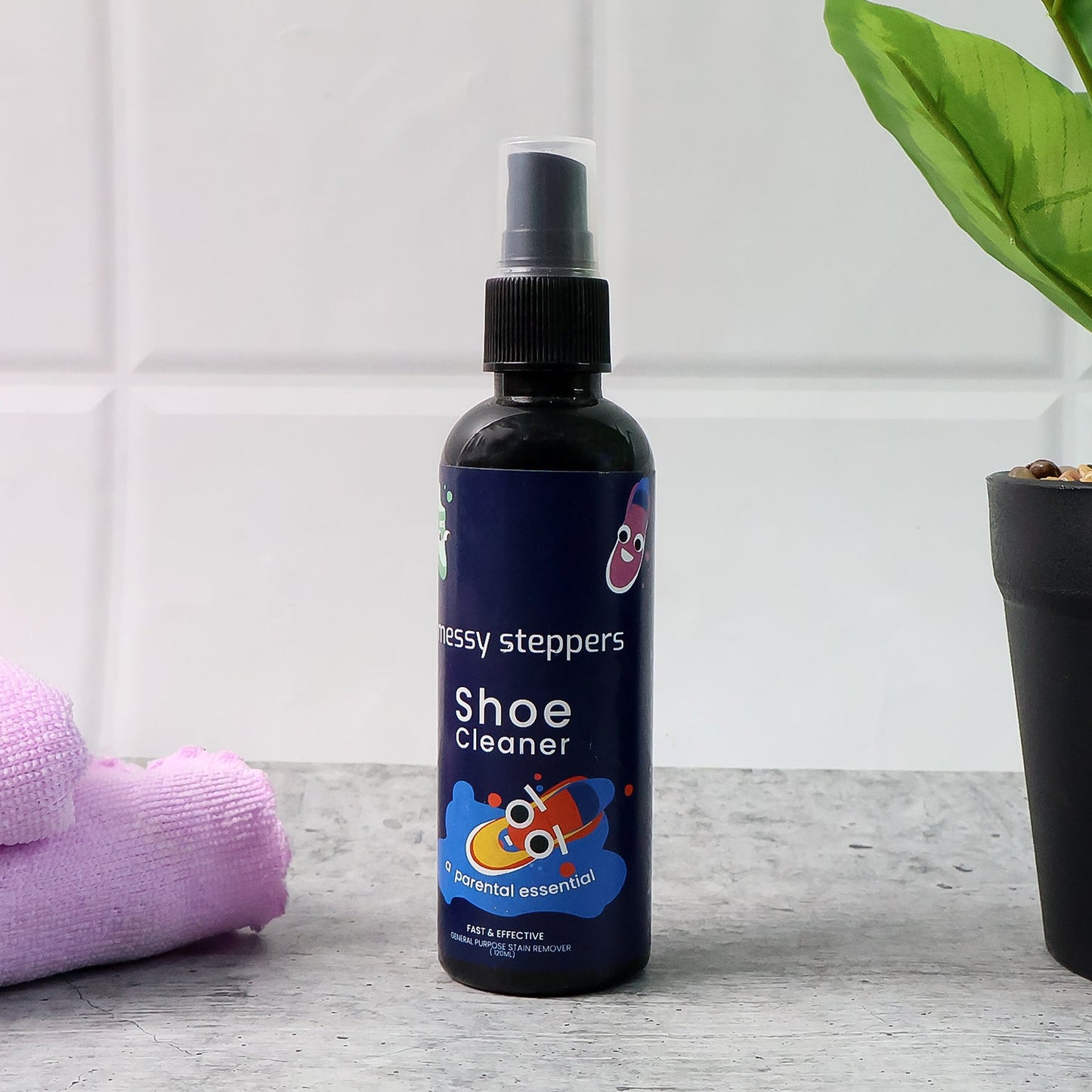 Messy Steppers Shoe Cleaner Spray - (120Ml / 1 Pc)