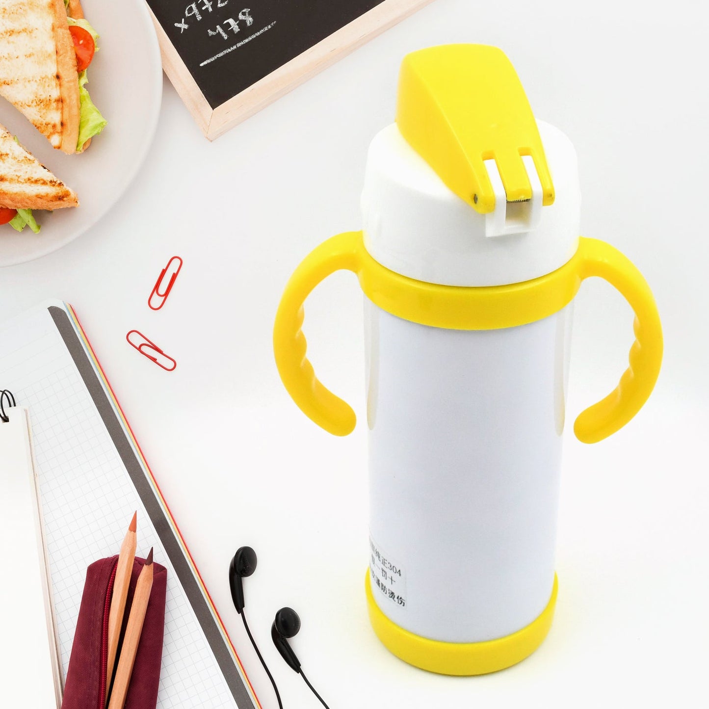 Unbreakable Water Bottle 350 ml , BPA Free Bottle, Leakproof Lid, Lightweight & Eco-Friendly Best Water Bottle, Refrigerator & Dishwasher Safe (1pc)