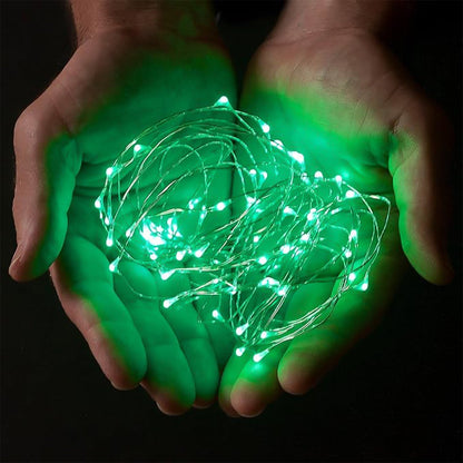 Battery Operated LED Fairy String Light – Copper Wire LEDs (1 Pc)