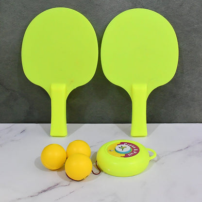 Detailed view of the hanging table tennis trainer's suction cup for secure attachment.