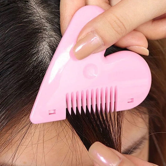 Heart Shape Baby Hair Scissors - Lightweight Stainless Steel Thinning Shears for Girls, Hair accessories