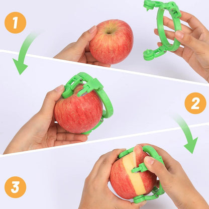 Ergonomic apple peeler cutter for comfortable kitchen use