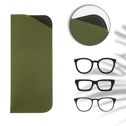 Slim PU Leather Glasses Sleeve - (1 Pc)