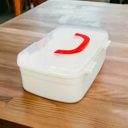 Detailed view of the First Aid Box with its length, breadth, and height dimensions clearly marked.