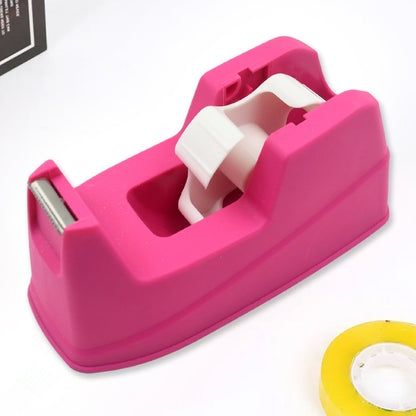 Compact and sturdy tape dispenser for efficient office and home packing.