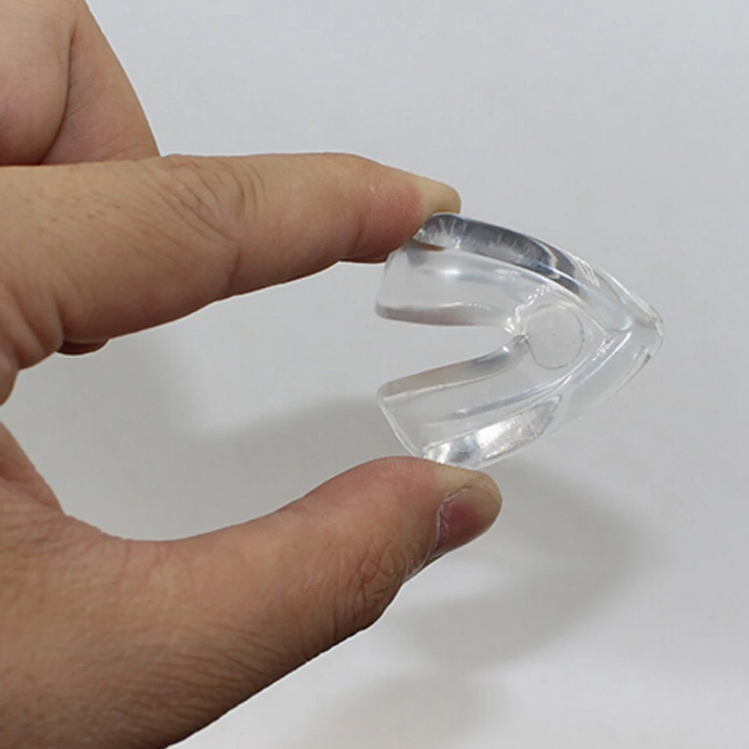 Child-safe silicone edge protectors providing protection on a table, ready for baby.